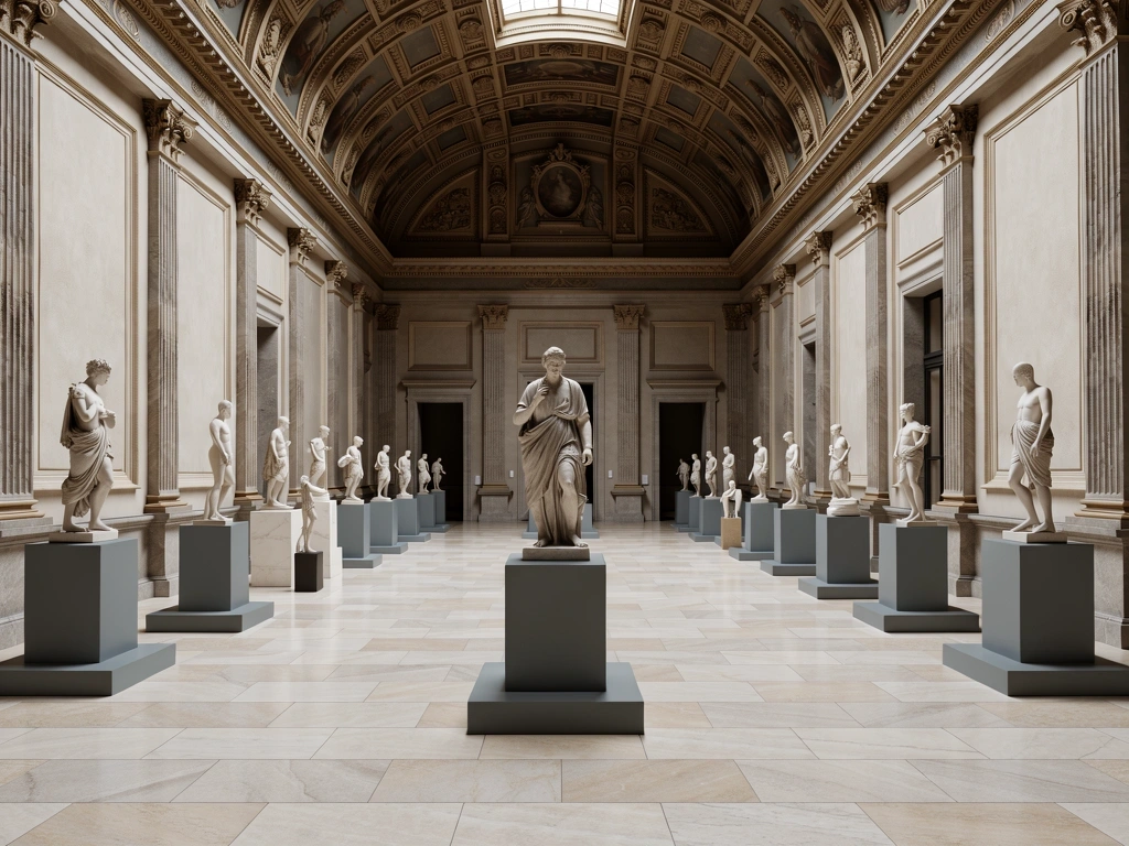 Louvre Innenansicht Galerie