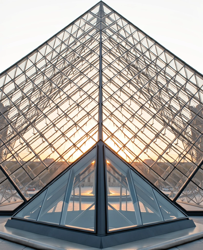 Louvre Pyramid Entrance